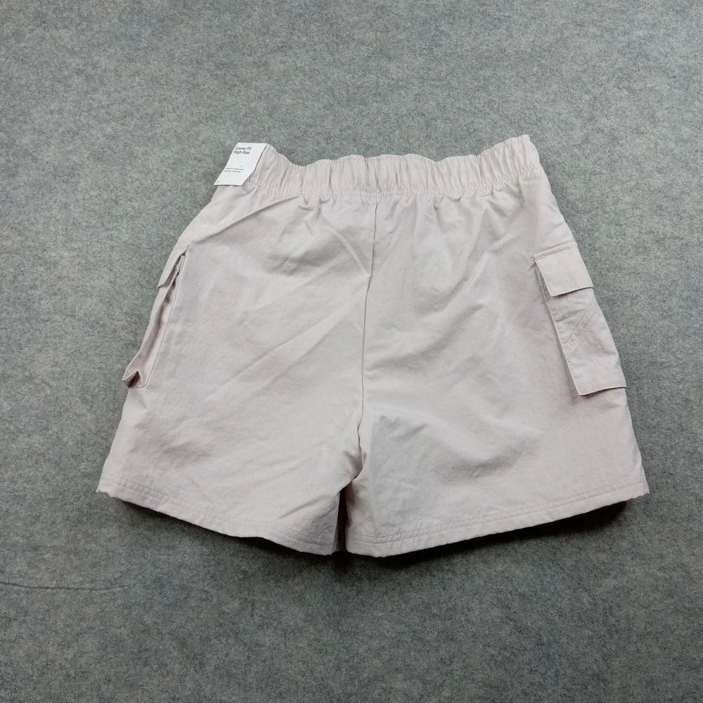 Nike Shorts Mens Medium Pink Cargo Bathing Suit Swim Board‎ Mesh Lined Bottoms